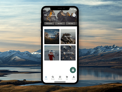 REI Basecamp App Concept ecommerce mobile app rei ui ux