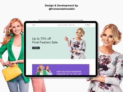 My New Landing Page - Your Thoughts Are Really Important to Me design e commerce ecommerce landi̇ng web page shopping ui ux web website