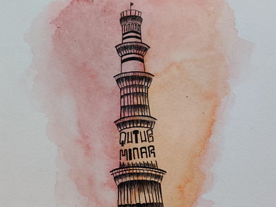 Qutub Minar- Architectural Doodling