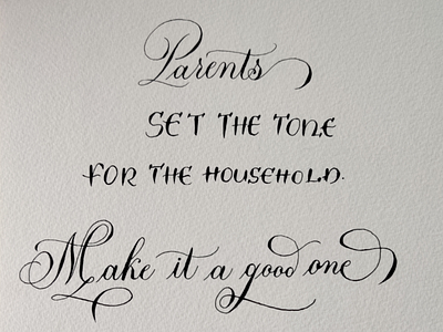 Lettering Quote calligraphy copperplate dip pen lettering quotes