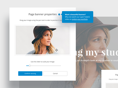 Page builder - image properties product ui web