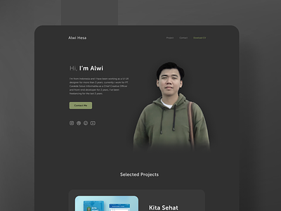 Personal Website by Me brand design design freelance freelance portfolio freelance web designer landing page landingpage landingpagedesign landingpages personal website ui webdesign website design