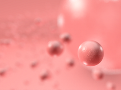Pink Balls 3d blur cinema glass light pink planet
