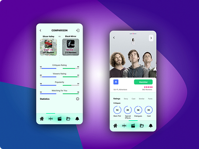 a Movie Compare App 3d animation app branding design graphic design icon illustration logo motion graphics ui