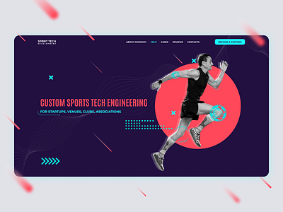 Sport tech redesign concept