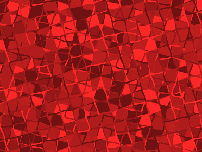 Grid Square Mosaic Pattern (Red)