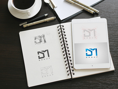 DM GROUP animation artdirector branding corporate identity design graphicdesign logo logotype typography ux