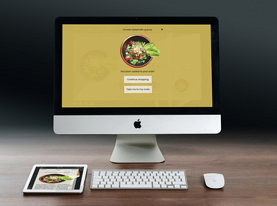 Restaurant The Artist - Product added adobe photoshop adobe xd art design minimal ui ux web web design website