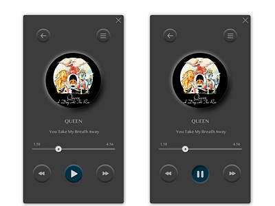 Neumorphic Design - Music app adobe xd art minimal music app neumorphic neumorphic design neumorphism soft ui ui ux
