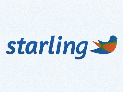 Starling Logo bird logo