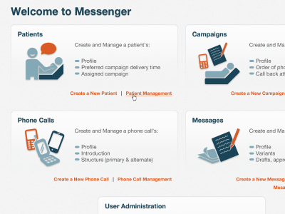 Messenger Dashboard dashboard icons