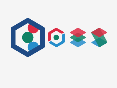OME Identity hexagon identity logos symbols