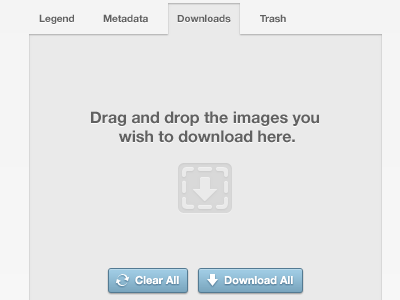 Mini Viewer Drag and Drop buttons icons