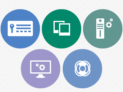 Services Icons client icons images licensing server services support