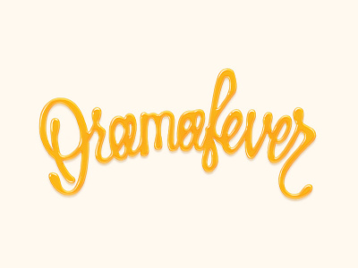 DramaFever Honey Script branding dramafever glossy honey logo script treatment type typography