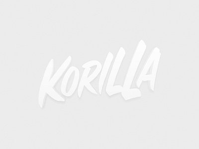 Korilla branding calligraphy handlettered lettering logo logomark logotype type typography