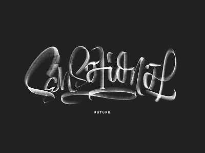 Sensational calligraphy design future handlettered lettering sensational type typography