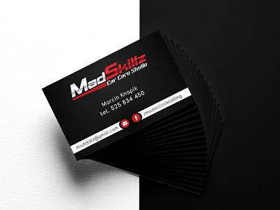 MadSkillz Business Card auto detailing brand brand identity branding business card business card design car card paper print print design