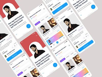 NFT Market Place App - Redesign Satria Adhi Pradana