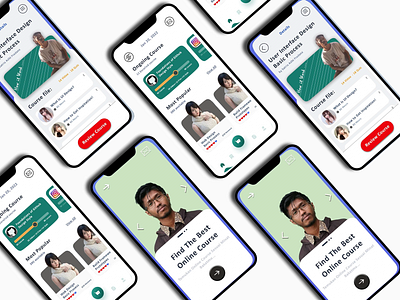 Online Course App Design UI app app online course apps design online course online course app online course design app ui ui design ui design online course app ui ux design ux ux design
