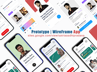 Prototype | Wireframe App Design - Satria Adhi Pradana app apps design graphic design prototype ui ui ux ui ux designer ux wireframe