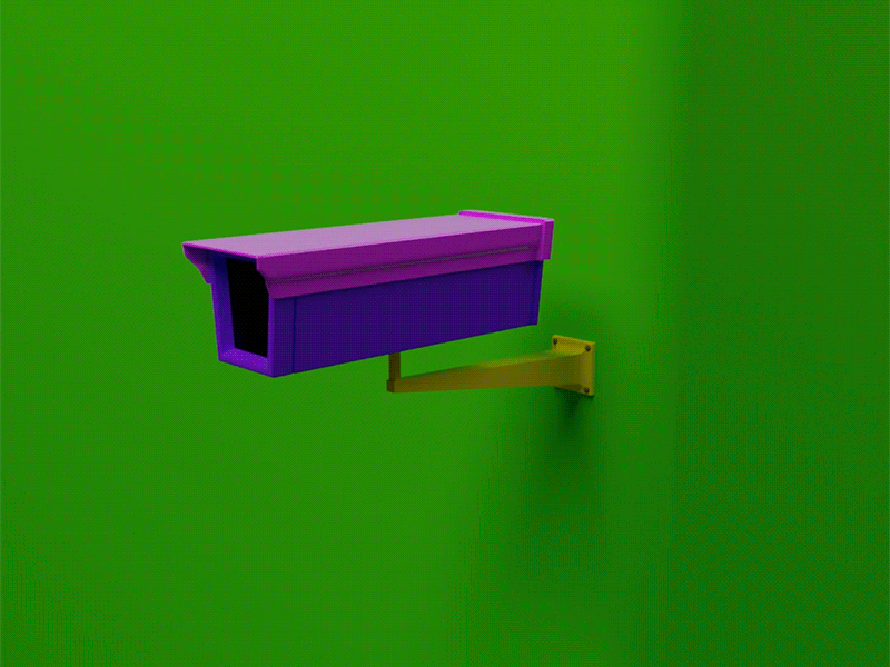Spying camera 3d animated animation b3d blender blender3d blendercycles camera cycles funny render security spy spying