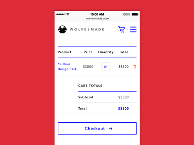 Cart cart mobile ui ux