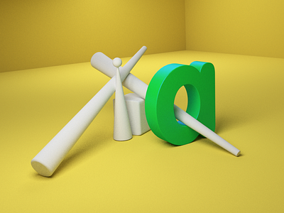 Days of type - A 36 days of type 36days a 36daysoftype 3d b3d blender blender3d render