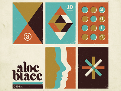 Aloe Blacc midcentury retro typography