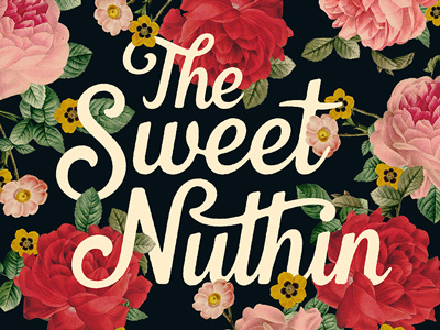 Sweet Nuthin lettering script typography