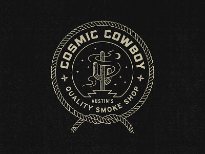 Cosmic Cowboy Badge badge cowboy space
