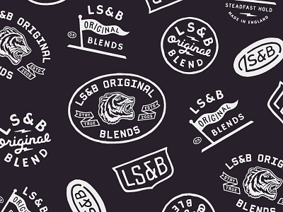 LS&B Secondary Branding badge logo pennant tiger