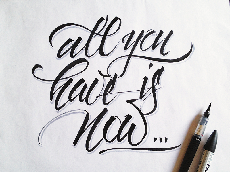 All You Have Is Now by Marco on Dribbble