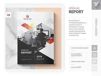 ANNUAL REPORT a4 agency annual report brief brochure brochure template business clean company company profile corporate creative design digital marketing e commerce indesign infographic marketing microsoft minimal