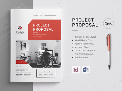 Project Proposal | Word & Canva portfolio