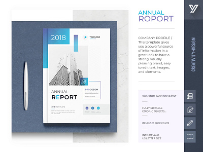 The Annual Report a4 ad business clean colorful corporate development flyer market marketing multipurpose network sale scheme seo shopping social social media tech technology