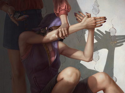 detaIl 1/3 character characters digital illustration digital painting female character figure illustration painting portrait realism