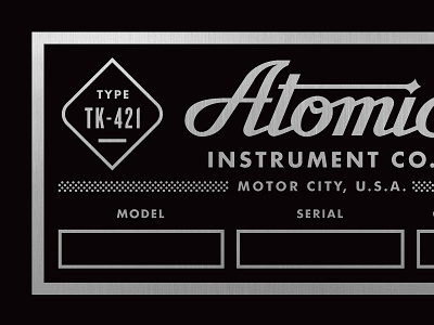 Atomic atomic industrial metal plate sound