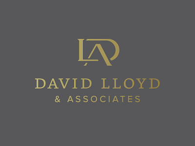 David Lloyd & Associates foil monogram travel