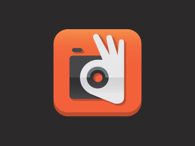 OKDOTHIS app icon app camera hand icon logo ok okay