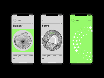 ono app branding design icon logo typography ui ux vector