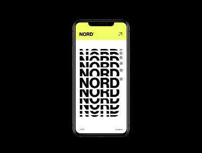 NORD app branding design icon logo typography ui ux