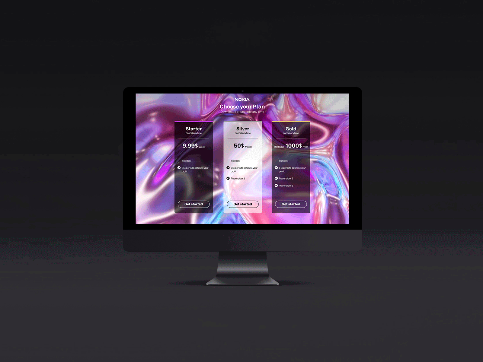 Mining as a Service / Concept Dashboard / Nokia