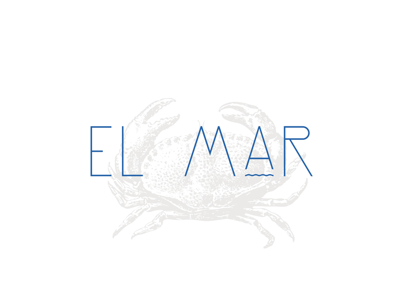 el mar - la mar character el mar experimental font lobster sea type typography