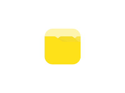 Folder App Icon android application icon folder icon icon app ios ios logo design material design