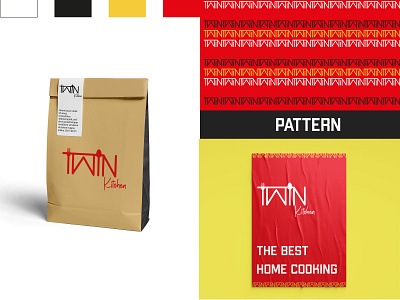 Twin Kitchen brand brand identity branding logo logo design