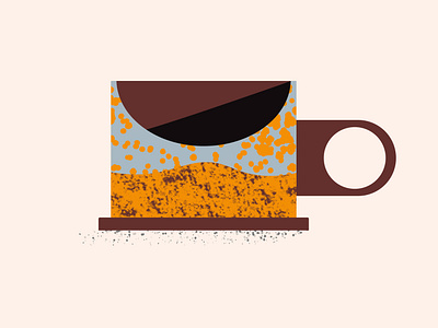 Ceramic Mug Vector Illustration