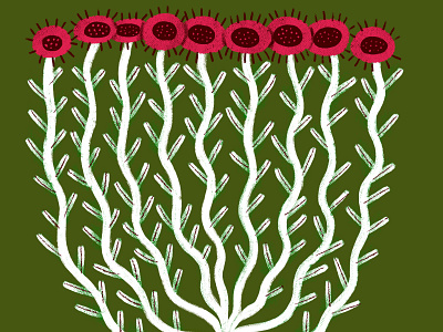 Flowers that are Weeds abstract adobe adobe fresco adobe illustrator art design flower illustration illustrator plants procreate
