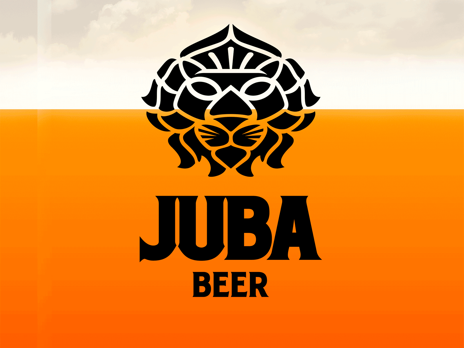 JUBA BEER beer label branding cerveza graphicdesign hop icon illustration lion logodesign
