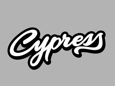 Cypress Lettering